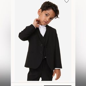 5T Boys Black FULL Suit